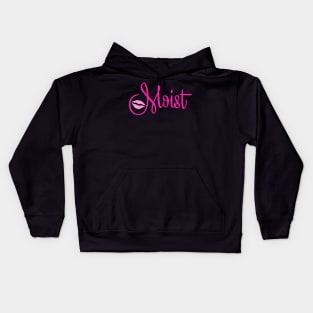 Moist T Pink Logo Kids Hoodie